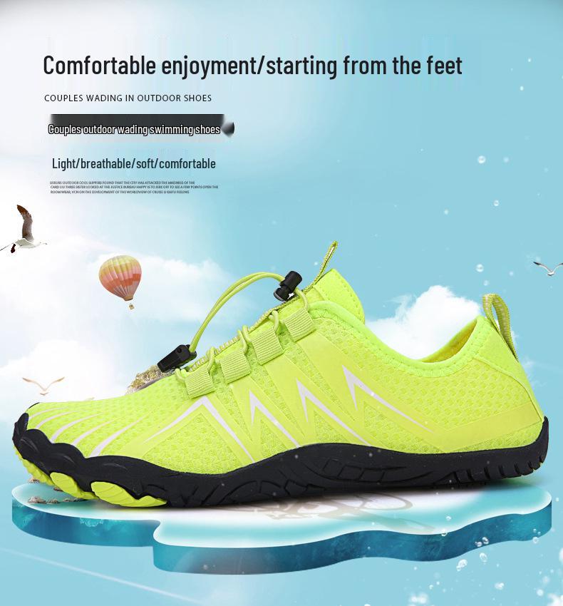 Rutschfeste Schnelltrocknende Strandschuhe für Männer, Frauen und Kinder - Weiche Sohle, Schnittfest, Ideal zum Schwimmen und für Outdoor-Aktivitäten