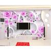 Rose Vine 3d Wallpaper Home Decor Living Room Bedroom Tv Background Wall Mural 3d Wallpaper
