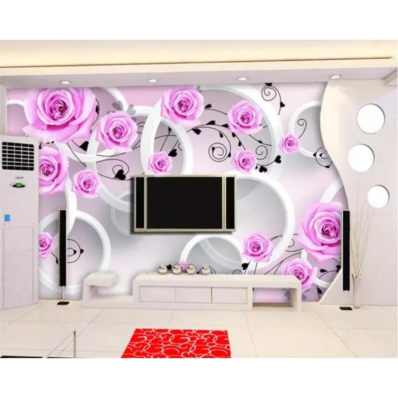 Rose Vine 3d Wallpaper Home Decor Living Room Bedroom Tv Background Wall Mural 3d Wallpaper