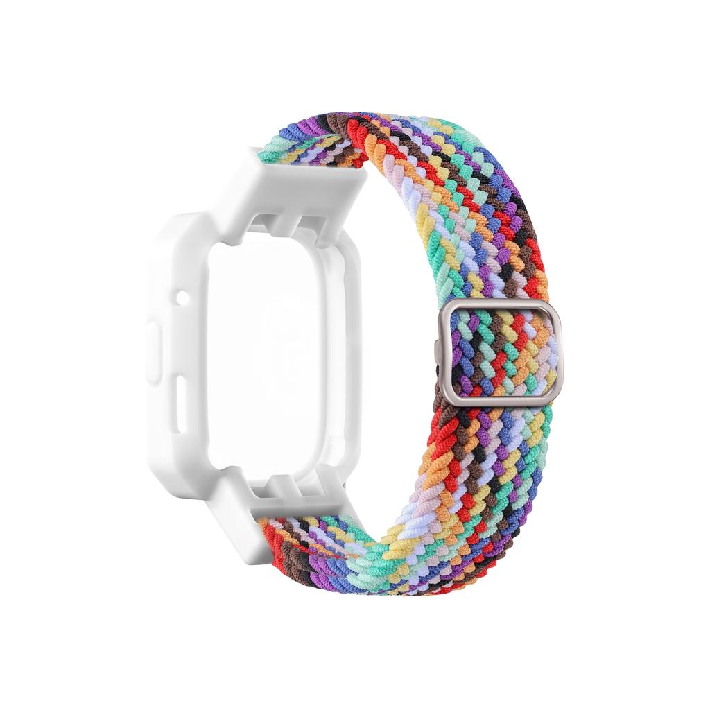 Nylonový pásek na hodinky pro Xiaomi Mi Watch lite 1 2 3 Náramek s pleteným elastickým tkaným řemínkem pro hodinky Xiaomi Redmi Watch 3 2 1