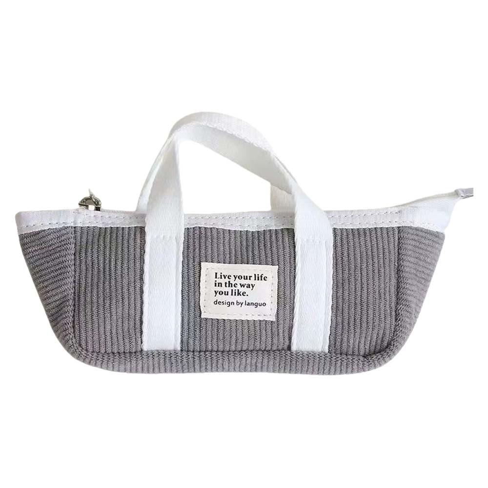 Handheld Handheld Stationery Bag Desktop Storage Pencil Pouch  Stationery Holder