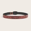 Western Cowboy Style Pu Belt With Cow Head Buckle For Casual Fashion Accessories