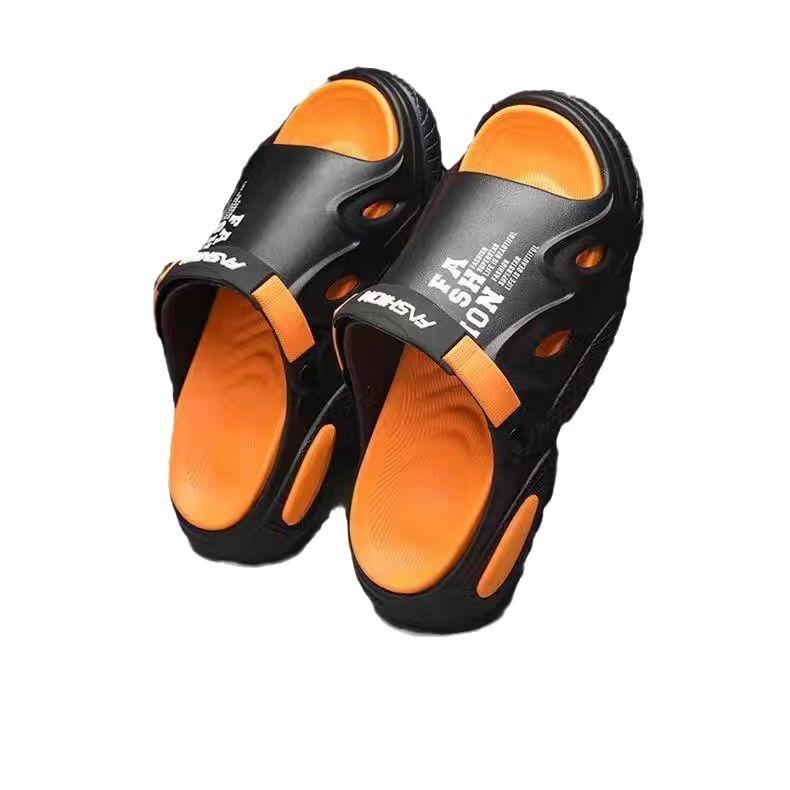 Men's slippers are non-slip, non-smelly and non-audible for outer wear. Home New Summer Men's Sandals Thick-bottomed Removable Men's Slippers