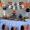 Motorcycle Birthday Banner - Harley Pired Birthday Banner, Harley Party Decor, Motorcycle Party Decor