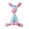 Dogs Indestructible Plush Toy Stuffed Animal Squeaky Chew Toy Puppy Teething Toy for Small Medium Large Dogs Aggressive Chewers