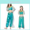 Enchanting Aladdin Princess Jasmine Cosplay Dress Set For Adults And Girls