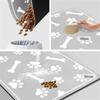 50*80 Quick Drying Diatomaceous Earth Pet Feeding Mat - Splash Proof, Absorbent, Easy To Clean, Suitable for Dogs and Cats, Washable