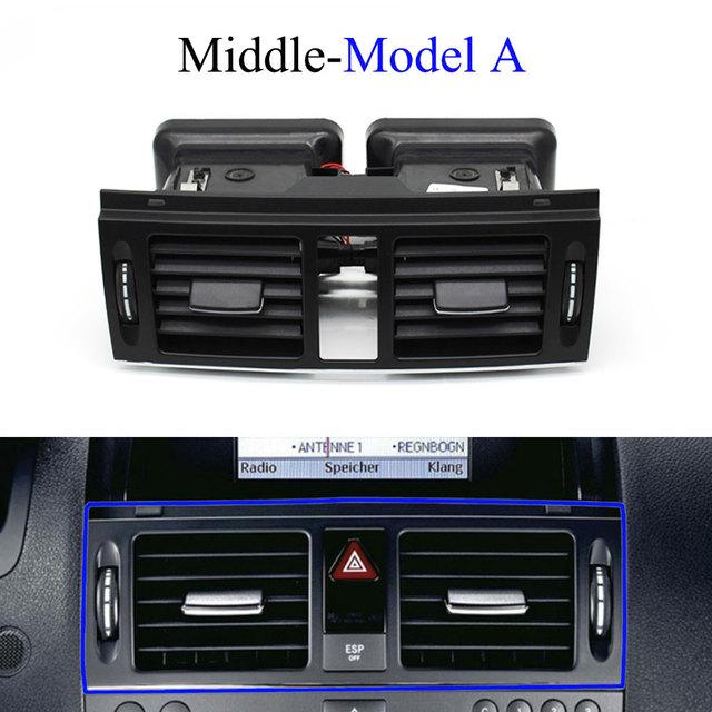 W204 Dash Center AC Air Vent Outlet Grille Assembly Left Right AC Vent For Mercedes Benz C Class C180 C200 220 230 260 C300 350