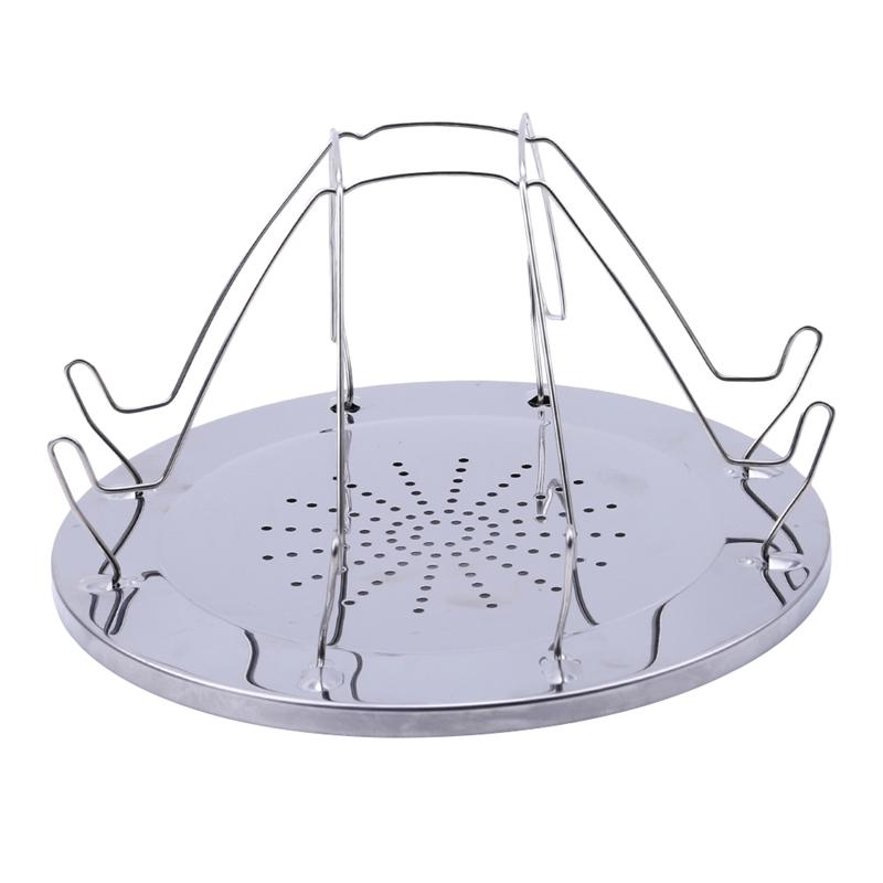 Toaster Rack Simple Portable Stainless Steel Toast Rack Outdoor Camping Toaster Folding Portable Grill Multi-Purpose Stove Grill