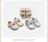 Frühling 2026 Baby-Schuhe zum Laufenlernen mit Spitzenbesatz: Weiches Leder, rutschfeste Sohle für Mädchen