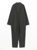 Beams Boy Yarmo Boiler Suit, Women's, Grey on Navy, Size M
