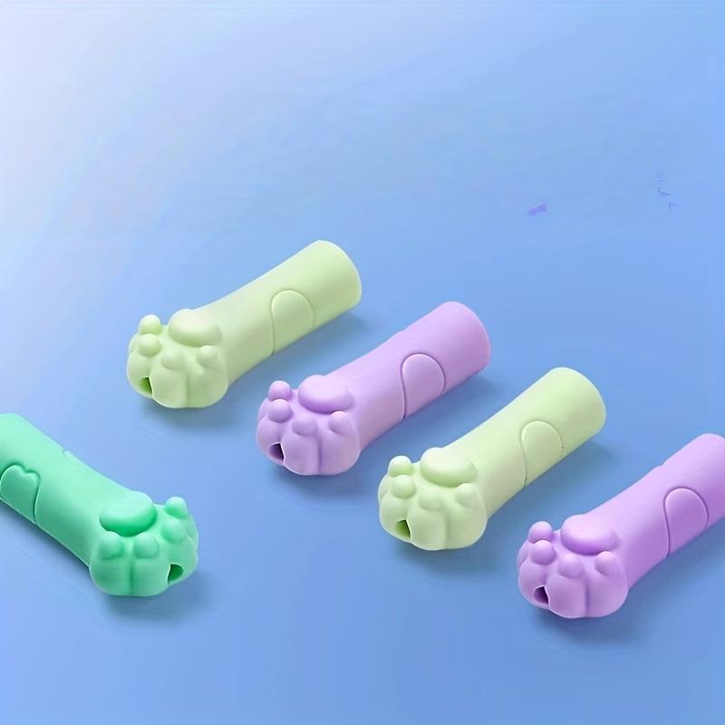 30/50pcs Cat Paw Eraser with Writing Stand,Soft Rubber Pencil Case Cover Perfect Gift for Back-to-School Office,Home,Party Favor
