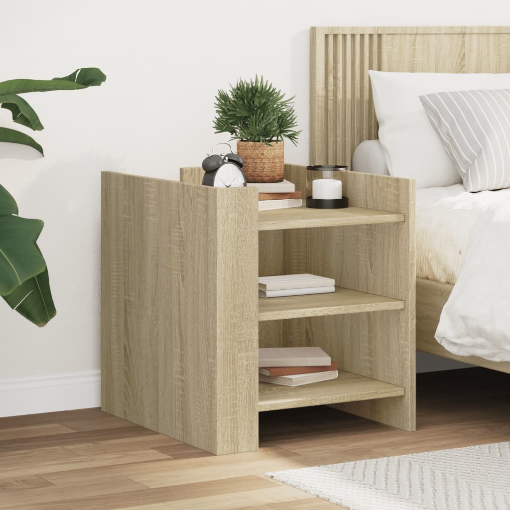 Nightstand Sonoma Oak 45 x 50 x 50 cm Particleboard