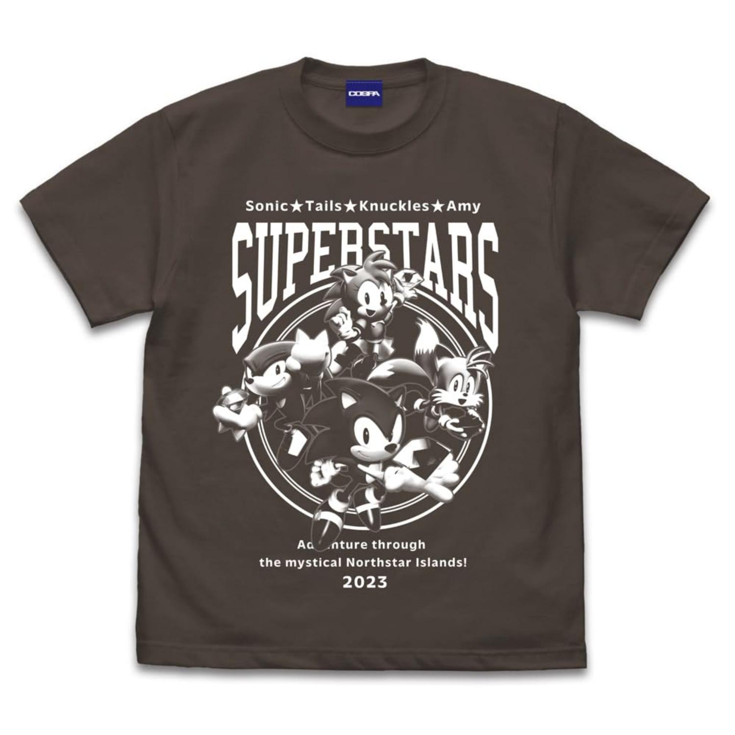 Cospa Sonic the Hedgehog Sonic Superstars CHARCOAL M Size [Official] T-shirt S