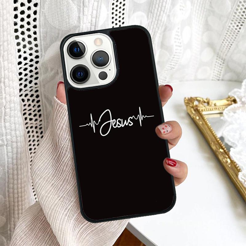 Bible Verse Jesus Christ Christian Phone Case For iPhone 16 15 14 Plus XR XS for Apple 16 11 12 13 Mini Pro Max Coque