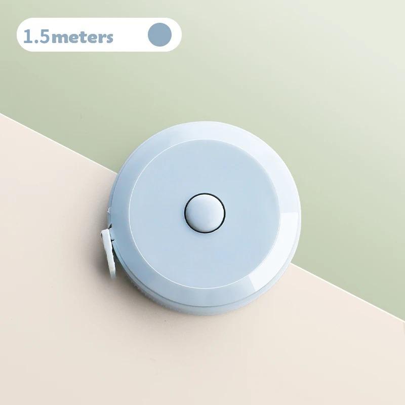 1.5 Meter Soft Tape Measure Scale Body Sewing Flexible Tailor Ruler Centimeter Inch Portable Retractable Self-Lock Measuring Tape