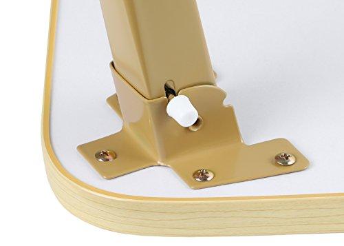 Pearl Metal Chabudai (Chabudai), Natural, 60cm Wide X 40cm Deep X 29.5cm High, Folding Low Table, Wood Grain Finish, UV-Coated Surface, N-8336