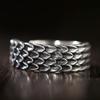 Retro Reverse Scale Ring for Men, Chinese Style and Trendy Scales, Fashionable Dragon Scale Open Finger