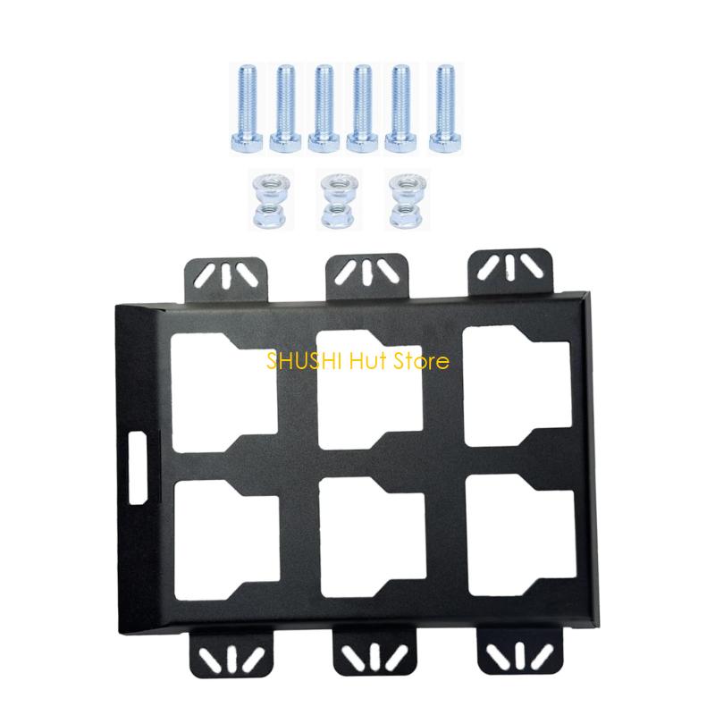Upgrade Integral Mounting Plate for Packouts,High-Strength Half Width Plate Power Tool Storage Mounting Plate D57B