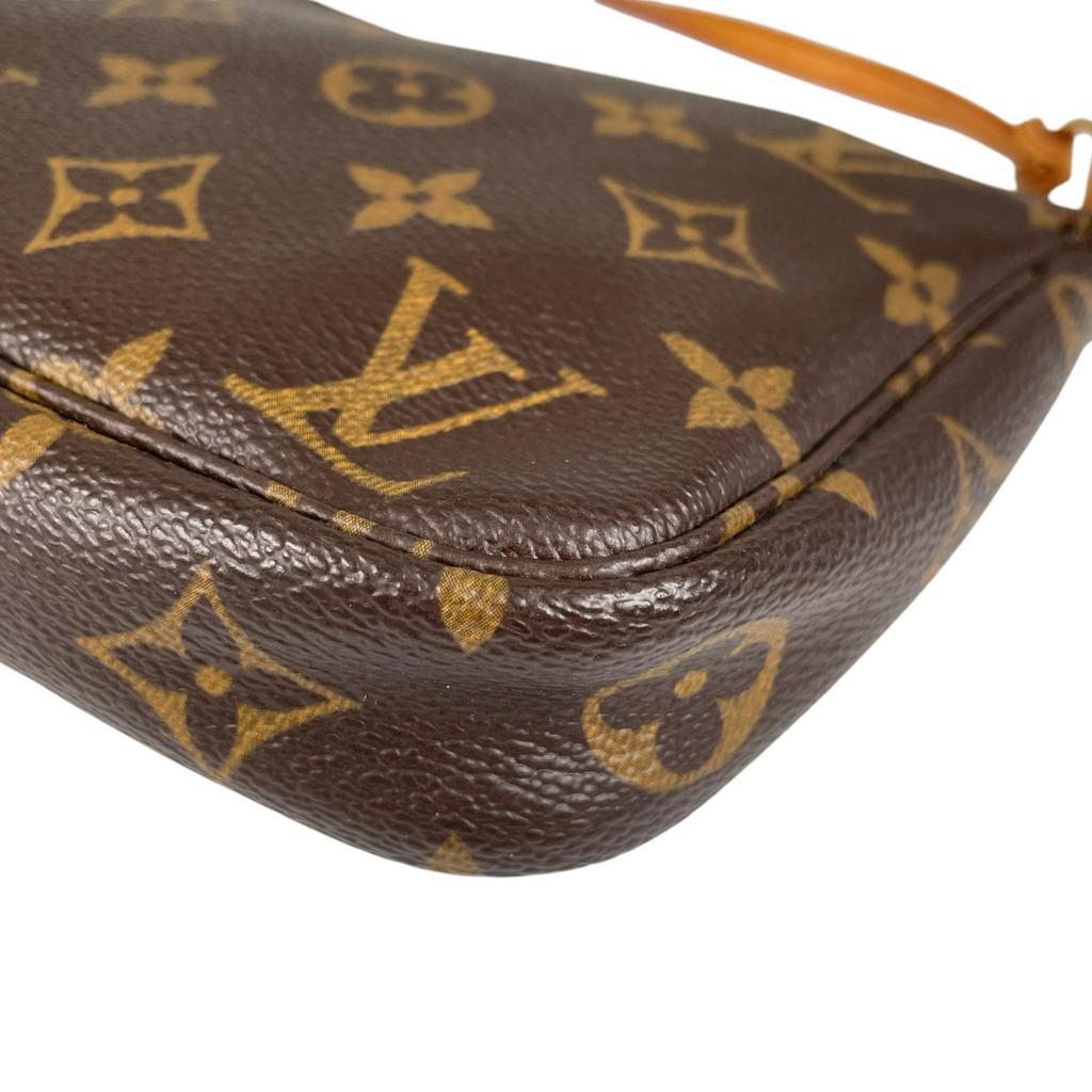 LOUIS VUITTON Pochette Accessoires M58009 Handbag Brown Women used