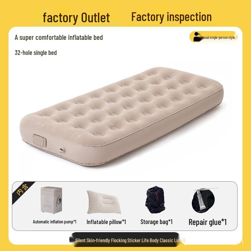 Portable Automatic Inflatable Air Mattress and Tent Sleeping Pad