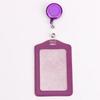 Women Man Bank Credit ID Card Holders Bus Identity Badge Protector Cover Bus Card Covers with Retractable Reel Office Supply