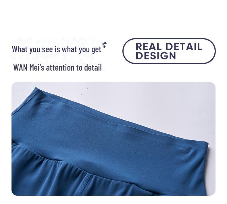 NS Women's High-Waist Wide-Leg Yoga Pants - Breathable, Casual, and Elegant Drape Design
