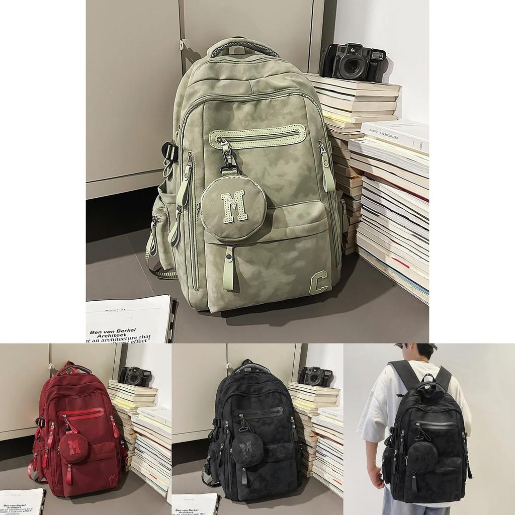 Nylon Casual Travel Backpack For Men And Women With Padded Shoulder System For Daily Use