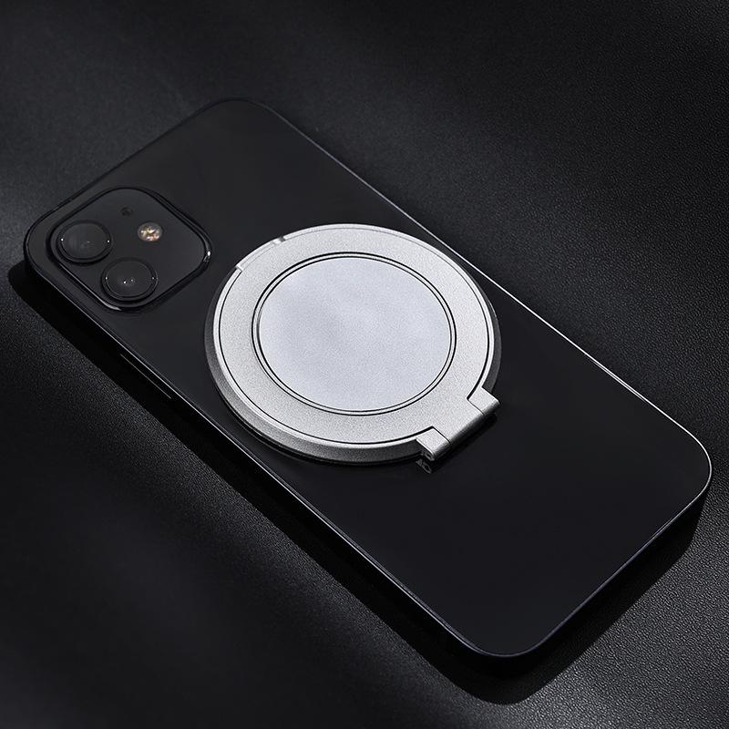 Portable Multifunctional Rotating Phone Stand with Finger Ring Disc