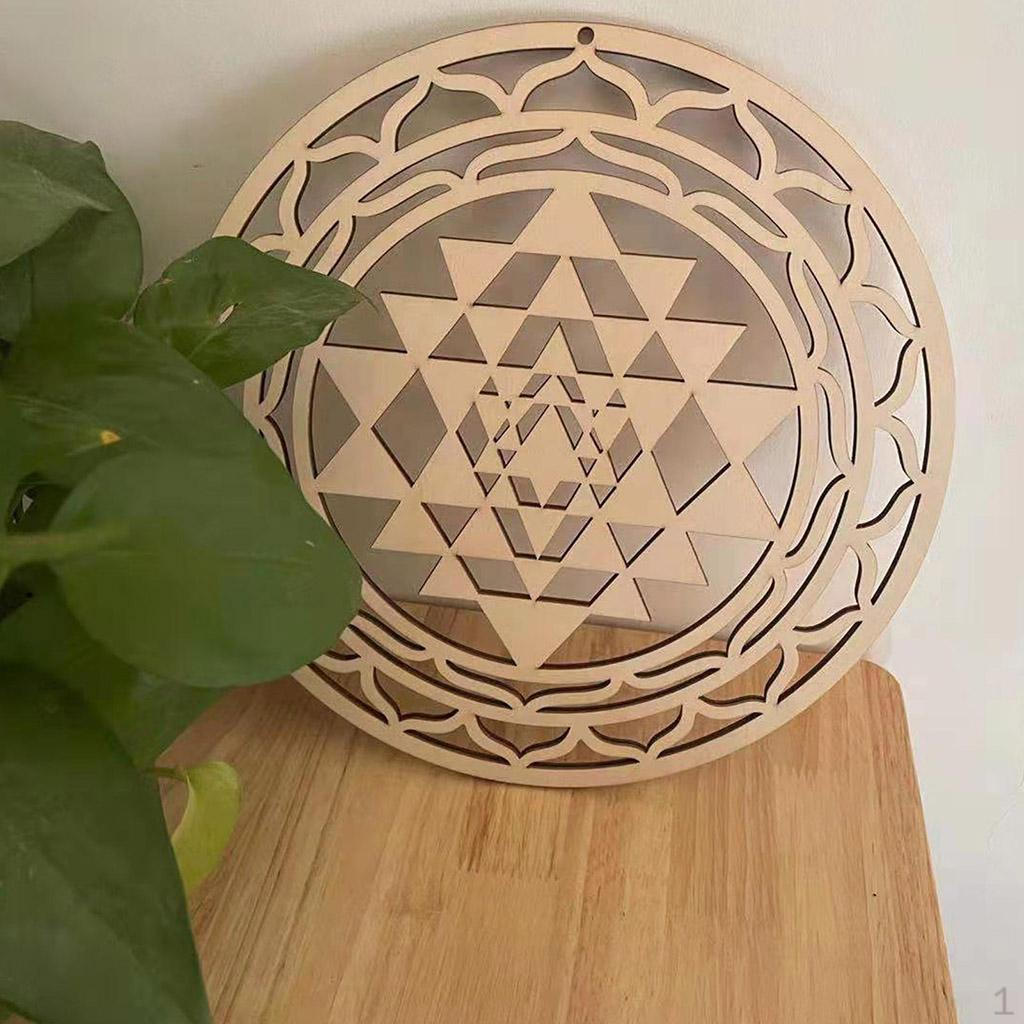 11 Wall decor Spiritual Gift Sacred Geometry Wood Sculpture for