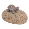 Turtle Stone Key Hider Durable Resin Cute Turtle Decor Fake Rock Key Hider Storage Box for Outside