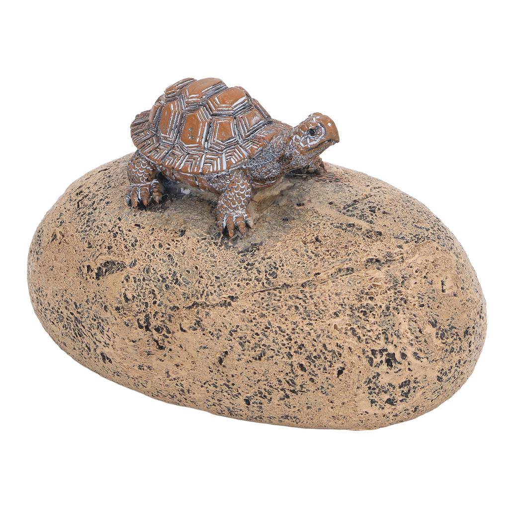 Turtle Stone Key Hider Durable Resin Cute Turtle Decor Fake Rock Key Hider Storage Box for Outside