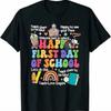 Happy First Day Of School Teacher Life Back To Unisex T Shirt Vintage Unisex Top For Everyday Wear Casual