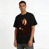 Outdoor Camping Coffee Trail Creative Graphic Print T-Shirt Pure Cotton T-shirt