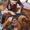 Wooden Puzzle Cartoon Octopus Animal Batch Adult Educational Toys