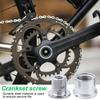 Crank Screws Bike Steel Chainring Screws Bike Accessories Bicycle Crank Fixing Bolt Lightweight Sturdy For Mountain Bikes