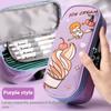 Password Pencil Case Multifunctional Pencil Case Large Pouch For Student Password Pencil Case With Lock Pencil
