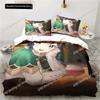 Cartoon Anime Genshin Impact Game 3D NEW Duvet Cover Pillowcase Bedding Set Adult Boy Girl Bedroom Children Single Double Large