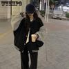 Spring Autumn Women Baseball Jackets Harajuku Casual Loose Pockets Korean Bomber Sweatshirt Uniform Streetwear Tops Coats