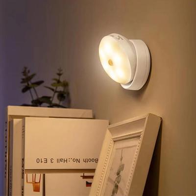Motion Sensor Cabinet Night Light LED USB Lighting Bedroom Closet Wardrobe Cabinet Lamp Rechargeable Magnetic LED Portable Light