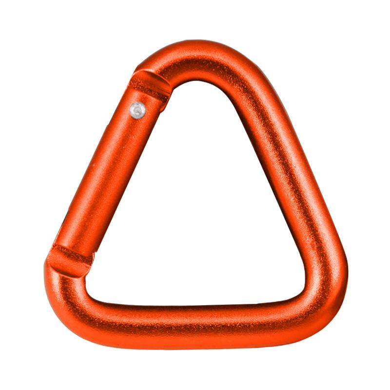 Aluminum Alloy Outdoor Triangular Carabiner Locking Carabiner Clip Keychain Clips for Backpack Camping Hiking Traveling