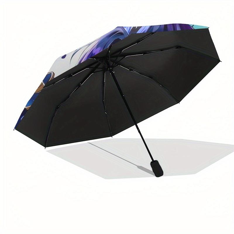 1pc Butterfly Fantasy Swordsmanship Umbrella with Plastic Handle,Suitable for All Seasons Home Travel Outdoor UmbrellaM941