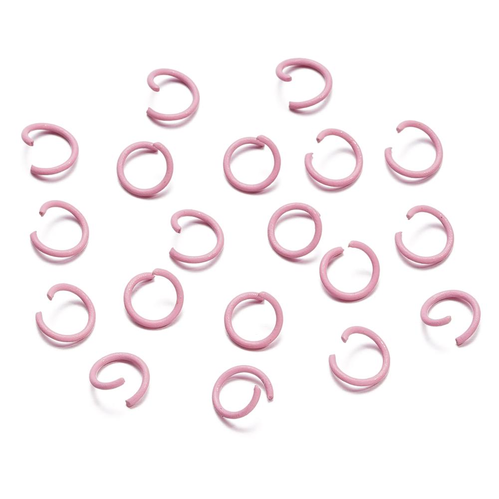 100Pcs 1.2x10mm Colorful Open Jump Rings Split Jump Ring Connector For Jewelry Making DIY Bracelet Necklace Earring Accessories