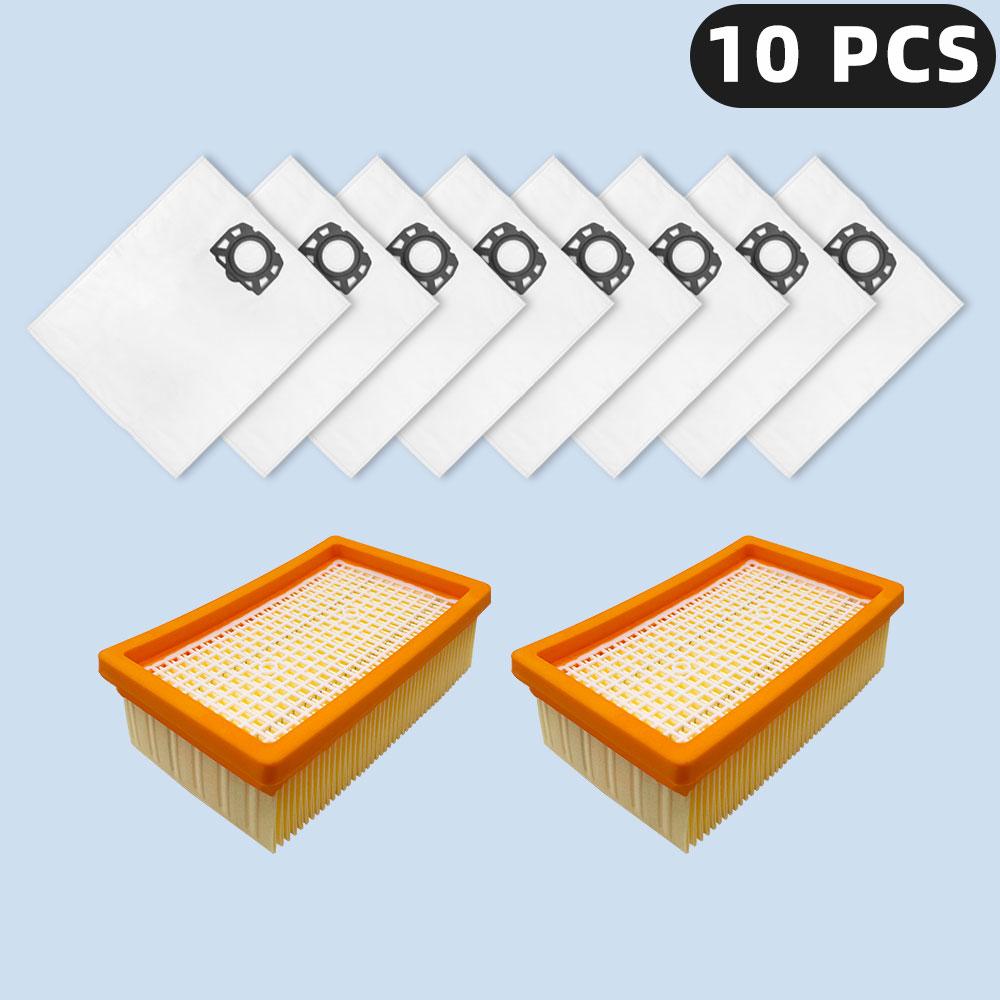 Hepa Filter Staubbeutel Kompatibel Für Karcher WD4 WD5 WD6 WD5P WD6P Premium MV4 MV5 MV6 Ersatzteile Zubehör