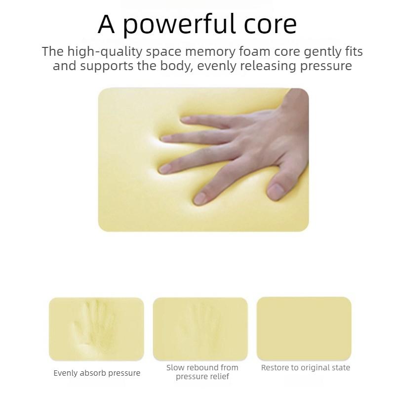 Lying Down Pillow Face Prone Resting Cushion Memory Foam Breathable Salon Massage Pillow Comfort Neck Support for Beauty SPA