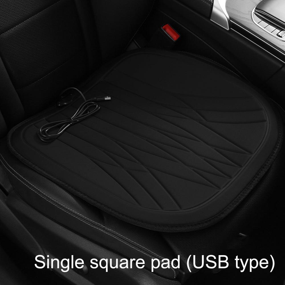 Heated Car Seat Cover 12V Seat Cushion Car Heating Cushion Winter Heated Seats Car Seat Warmer  For Front/Rear Seats Cardriver