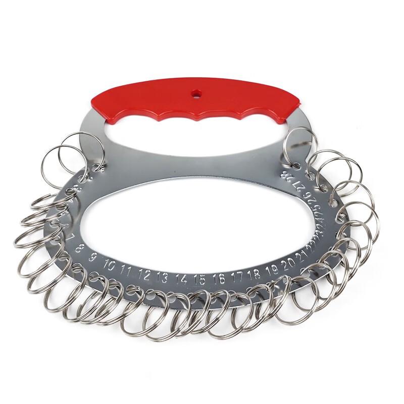 Stainless Steel 28-Position Key Management Board with Keychains