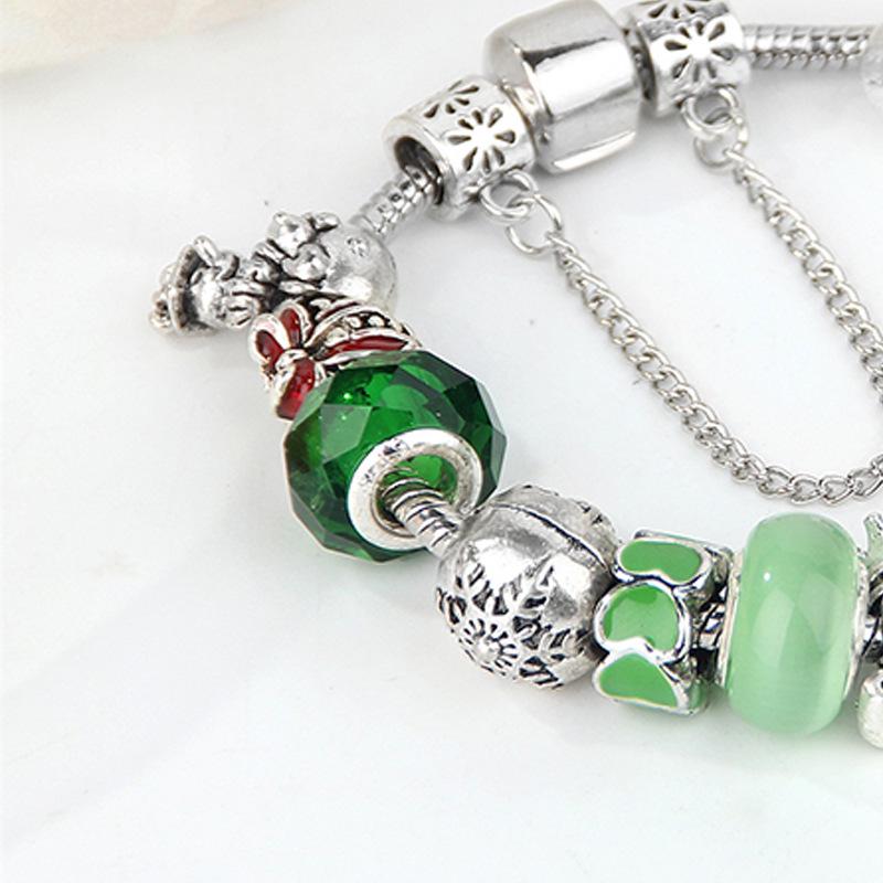 Christmas Santa Bell Alloy Bead for DIY European & American Pandora Bracelet