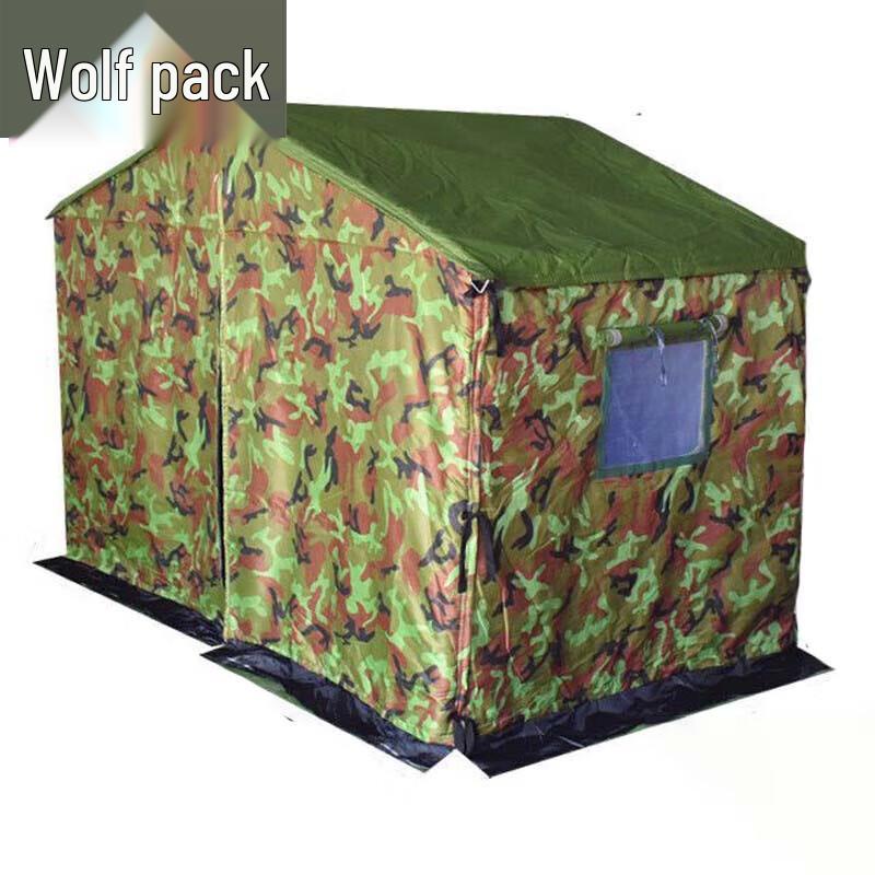 Camouflage Cotton Folding Frame Tent