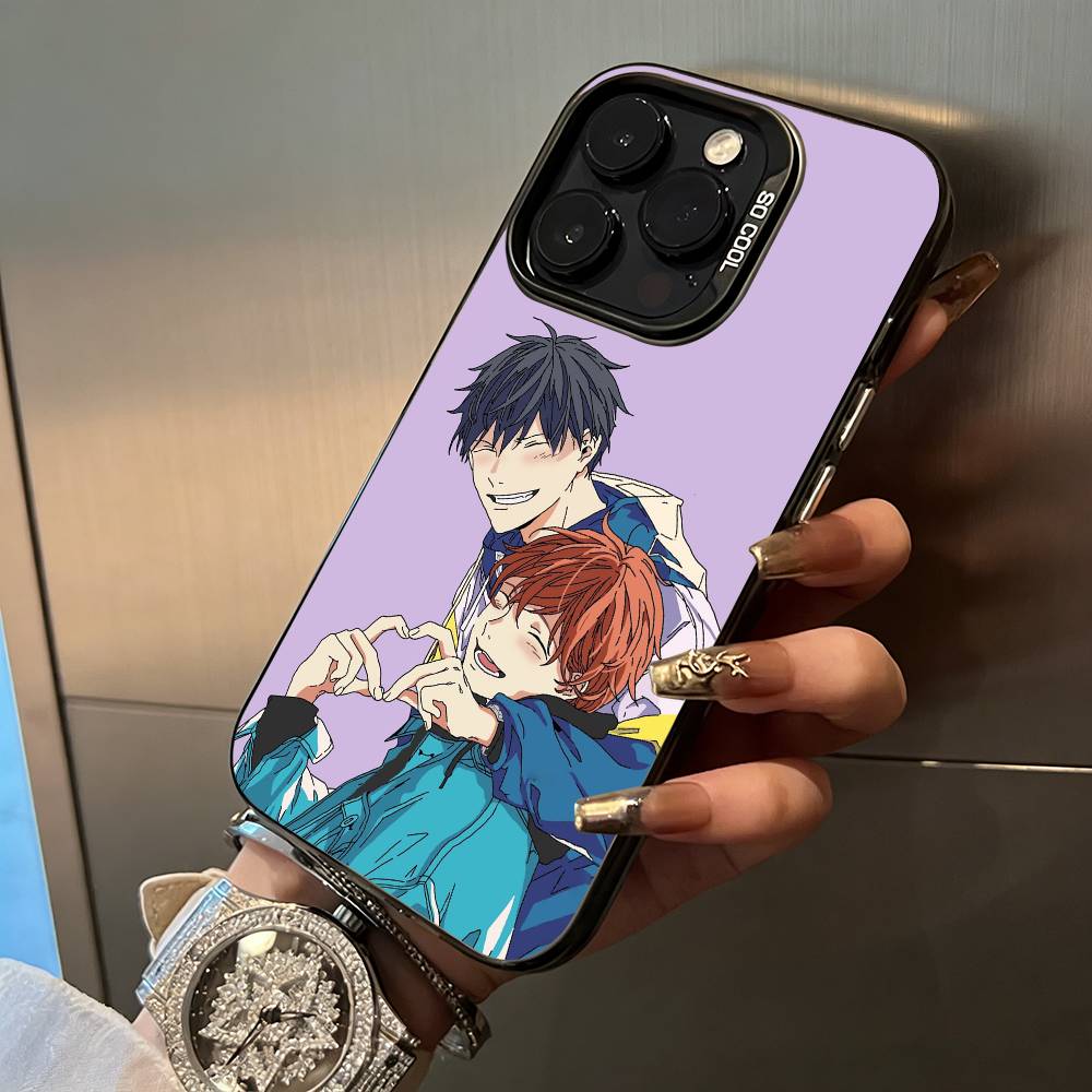 

Given- BL- Anime Ritsuka Mafuyu Sato For iPhone 17 16 15 14 13 12 11 Pro Max XS 17 Air Silicone Colored Silver Bumper Cover iPhone13
